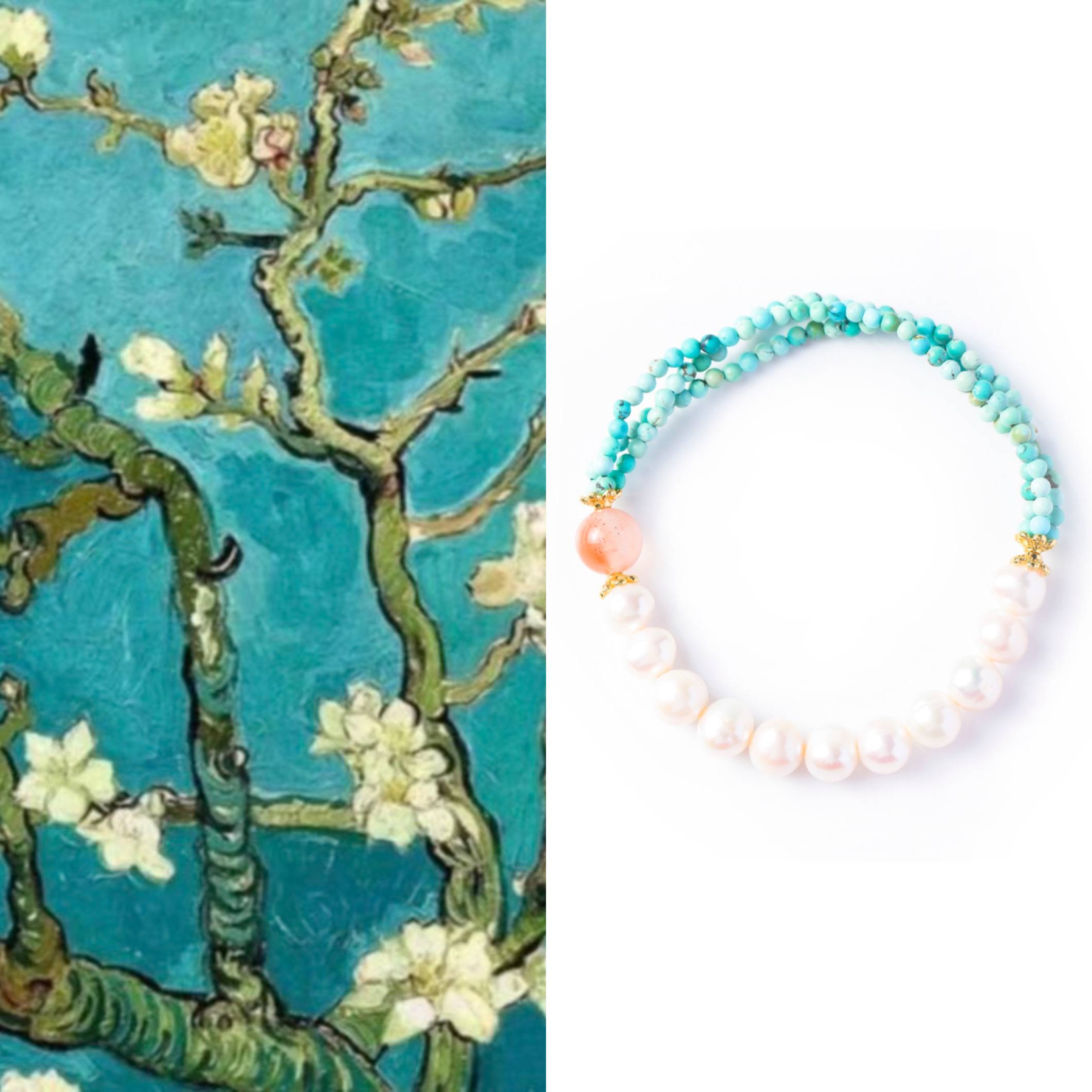 Van Gogh Almond Blossoms Bracelet
