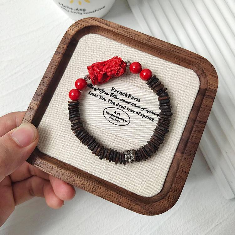 Sacred Purifier Cinnabar & Agarwood Spiritual Protection Bracelet