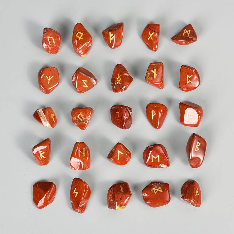 Runes Wisdom - Germanic Runes Crystal Set (24+1 Pieces)