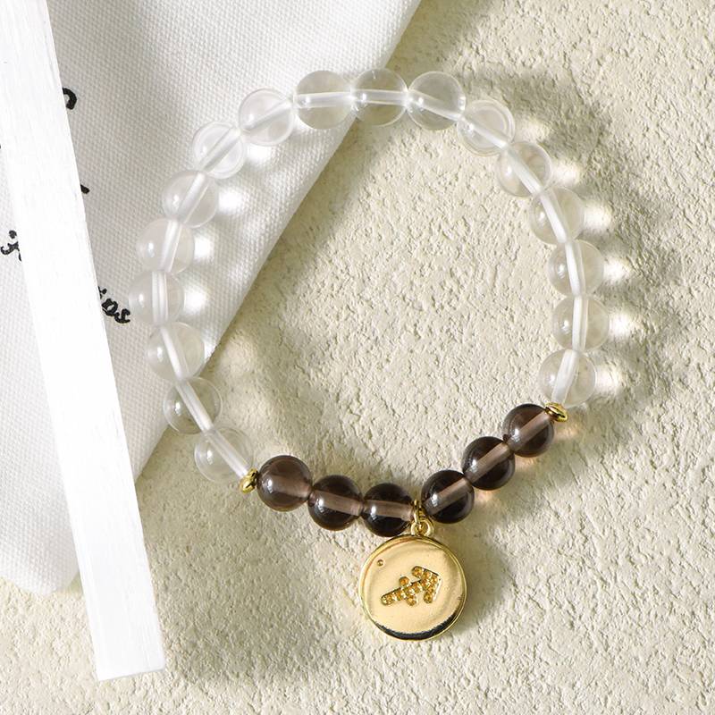 Zodiac Energy – 12 Astrology Healing Stones & Piezoelectric Clear Quartz Bracelet Set