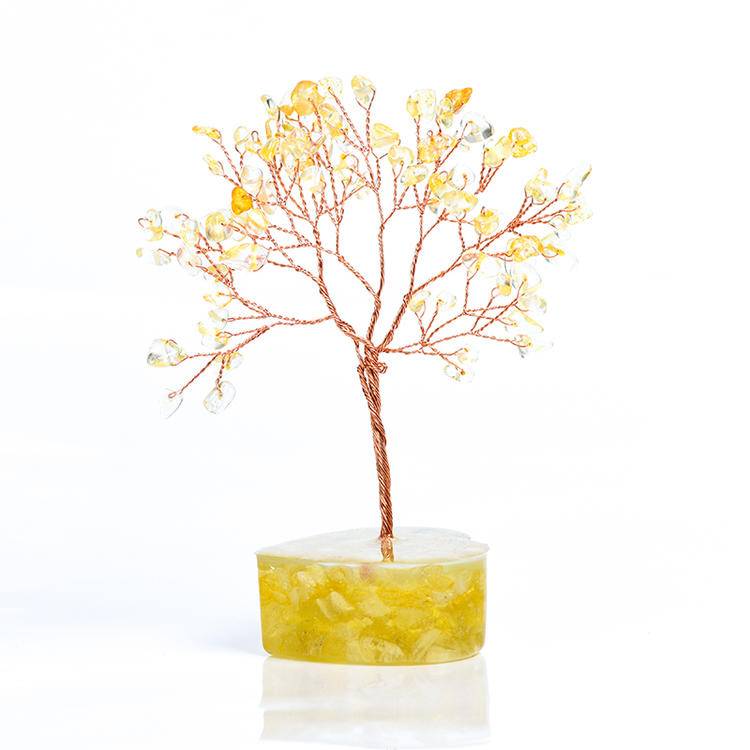 Heartfelt Growth – Resin Heart Base Crystal Tree