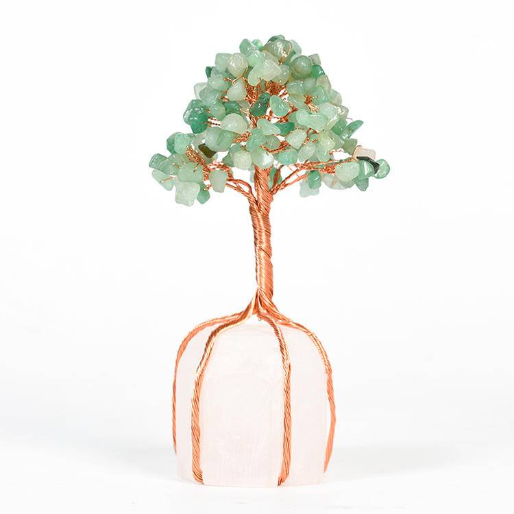 Rooted Clarity – Crystal Tree on Clear Quartz Base