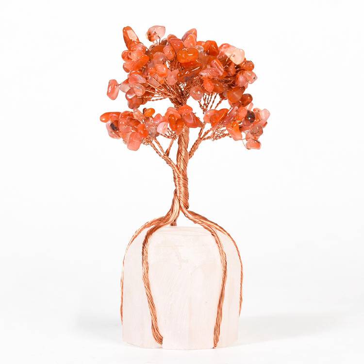 Rooted Clarity – Crystal Tree on Clear Quartz Base
