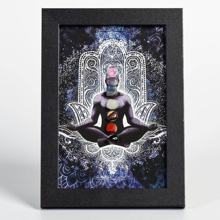 Spiritual Awakening – Chakra Energy Crystal Art
