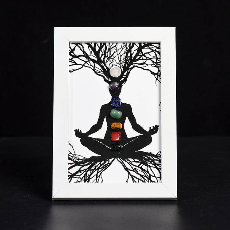 Rooted Awakening – Chakra Grounding Crystal Art