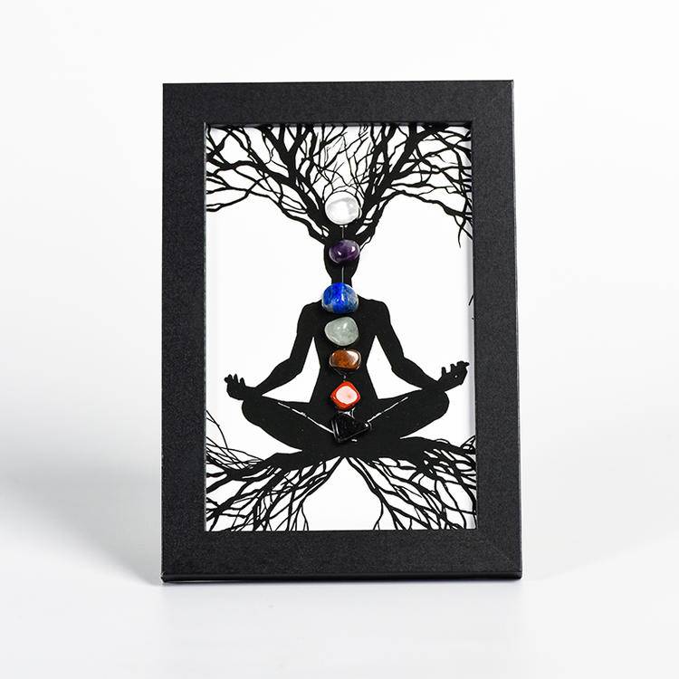 Rooted Awakening – Chakra Grounding Crystal Art