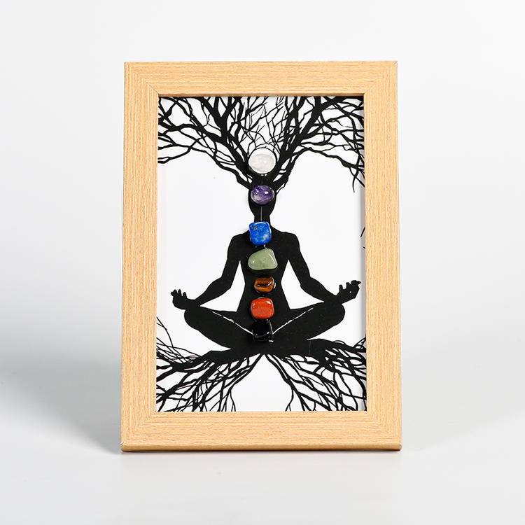 Rooted Awakening – Chakra Grounding Crystal Art