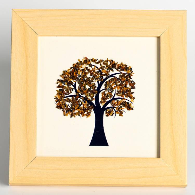 Rooted Growth – Tree of Life Crystal Art Frame