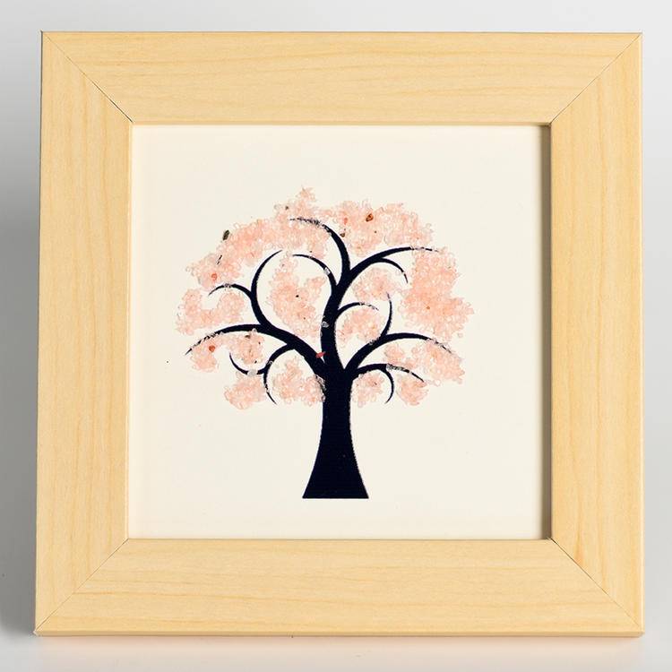 Rooted Growth – Tree of Life Crystal Art Frame