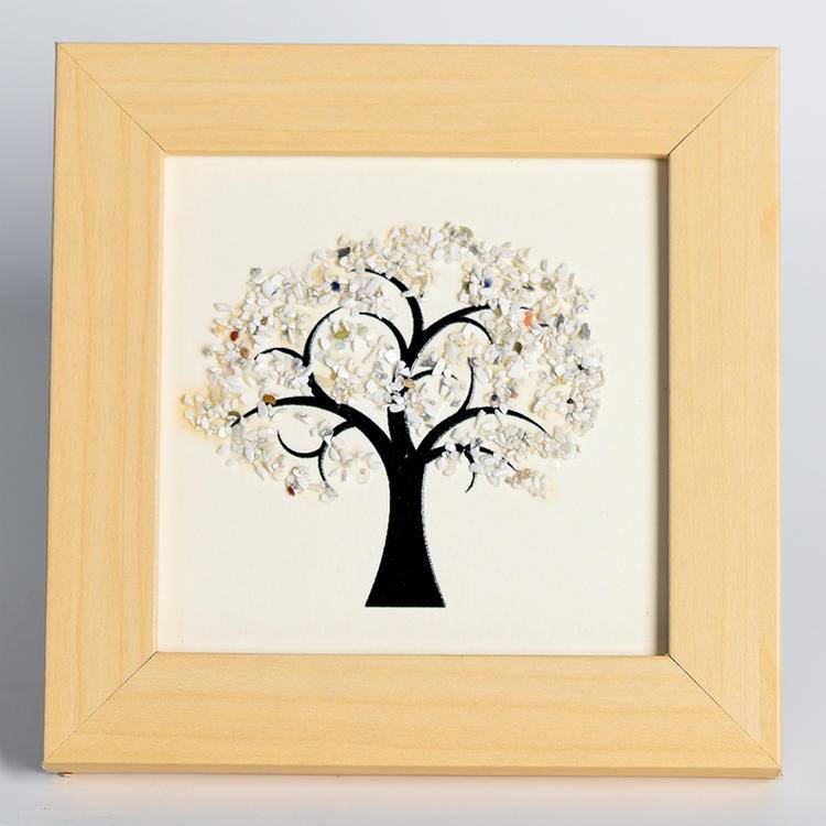 Rooted Growth – Tree of Life Crystal Art Frame