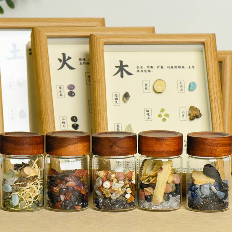 Inner Balance – Five Elements Crystal & Herb Energy Set