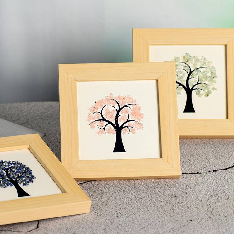 Rooted Growth – Tree of Life Crystal Art Frame