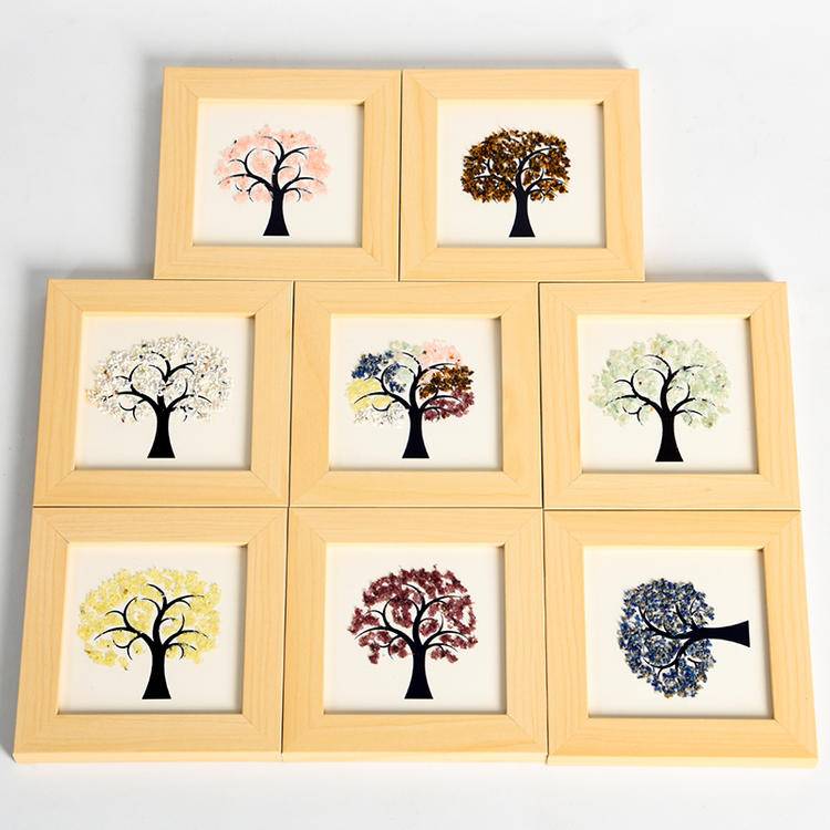 Rooted Growth – Tree of Life Crystal Art Frame