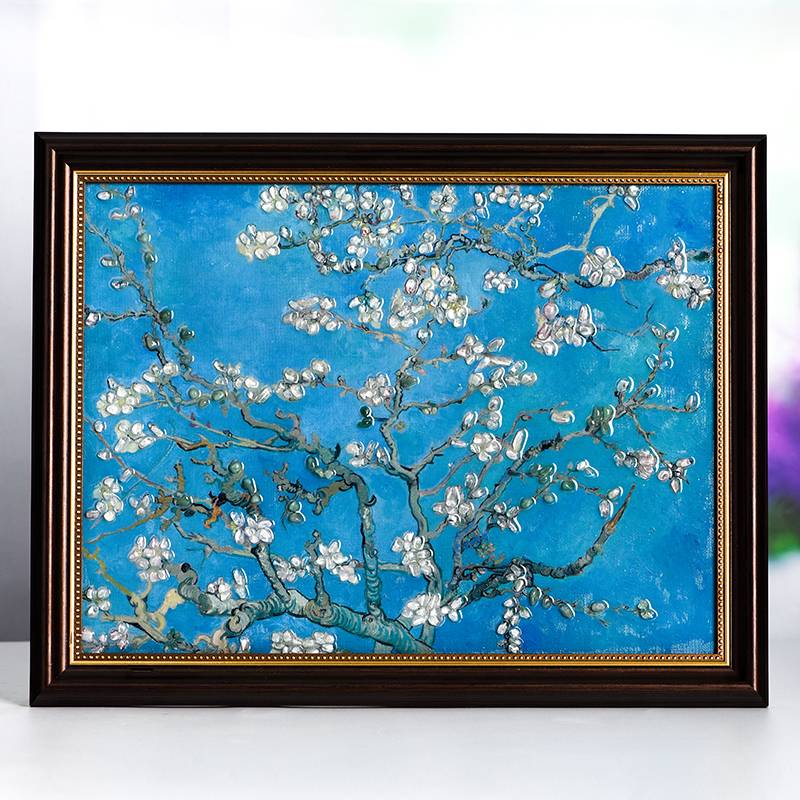 Pure Renewal – Apricot Blossom Crystal Wall Art