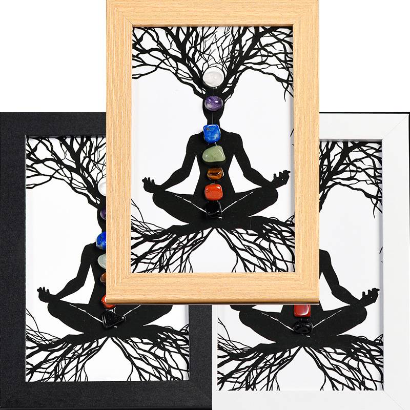 Rooted Awakening – Chakra Grounding Crystal Art