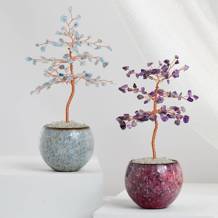 Healing Energy – Crystal Tree in Dragon Egg Pot