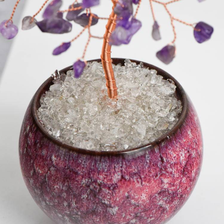 Healing Energy – Crystal Tree in Dragon Egg Pot