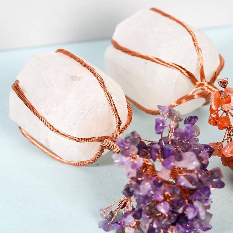 Rooted Clarity – Crystal Tree on Clear Quartz Base