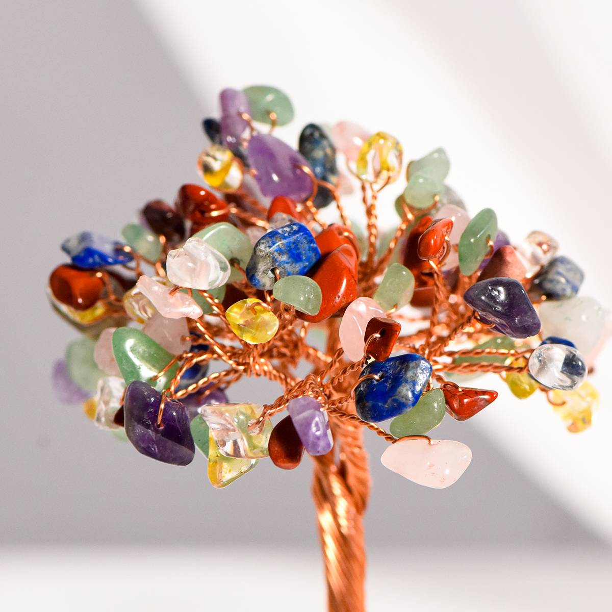 Fortune Guardian – Crystal Money Tree with Maneki Neko Lucky Cat