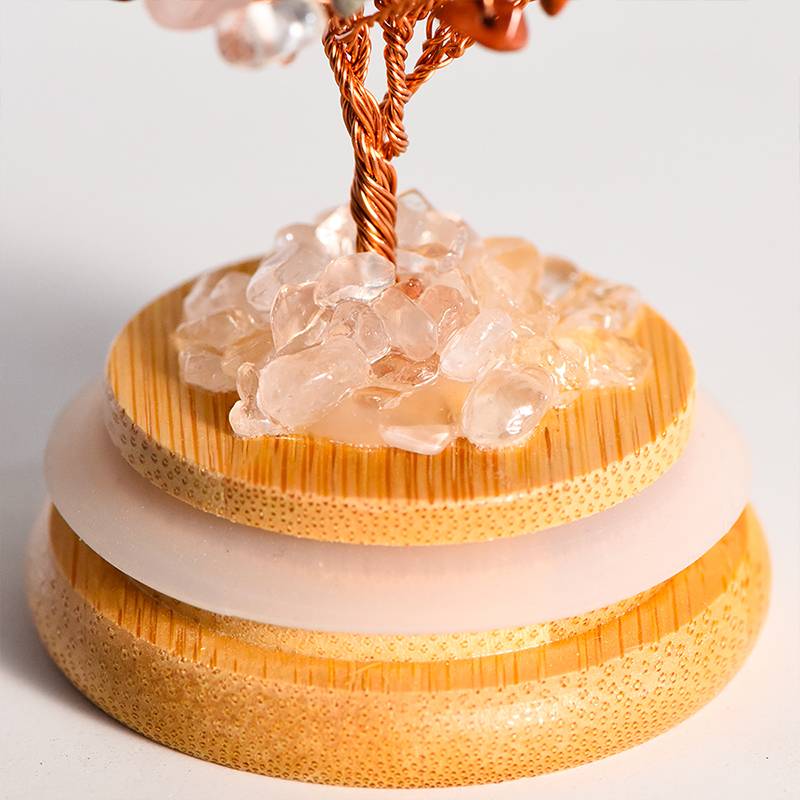 Prosperity Flow – Crystal Tree in Glass Dome