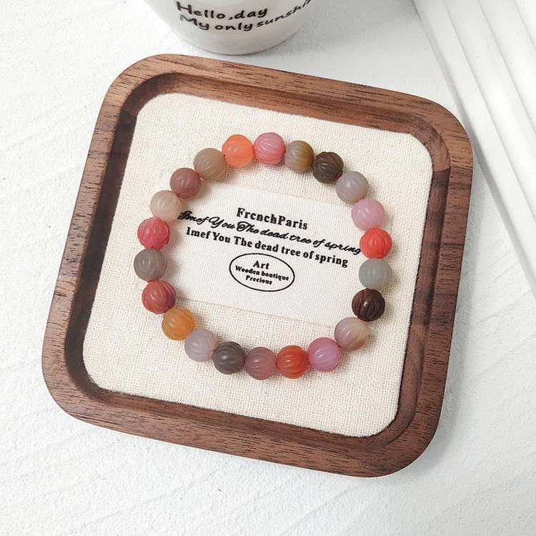 Inner Clarity Yanyuan Agate Lotus Bracelet
