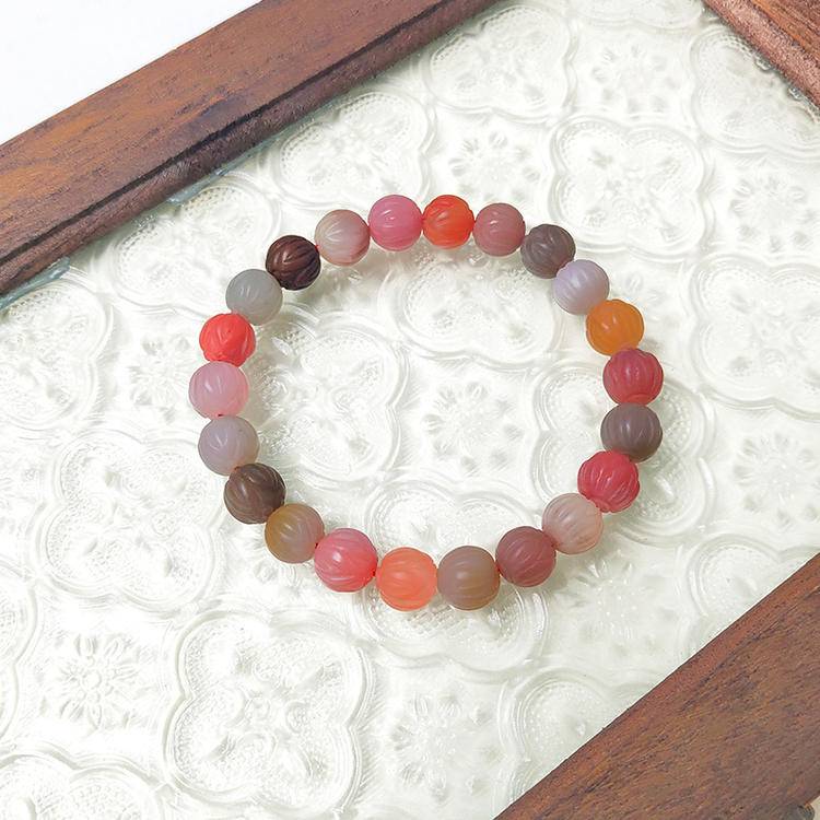 Inner Clarity Yanyuan Agate Lotus Bracelet