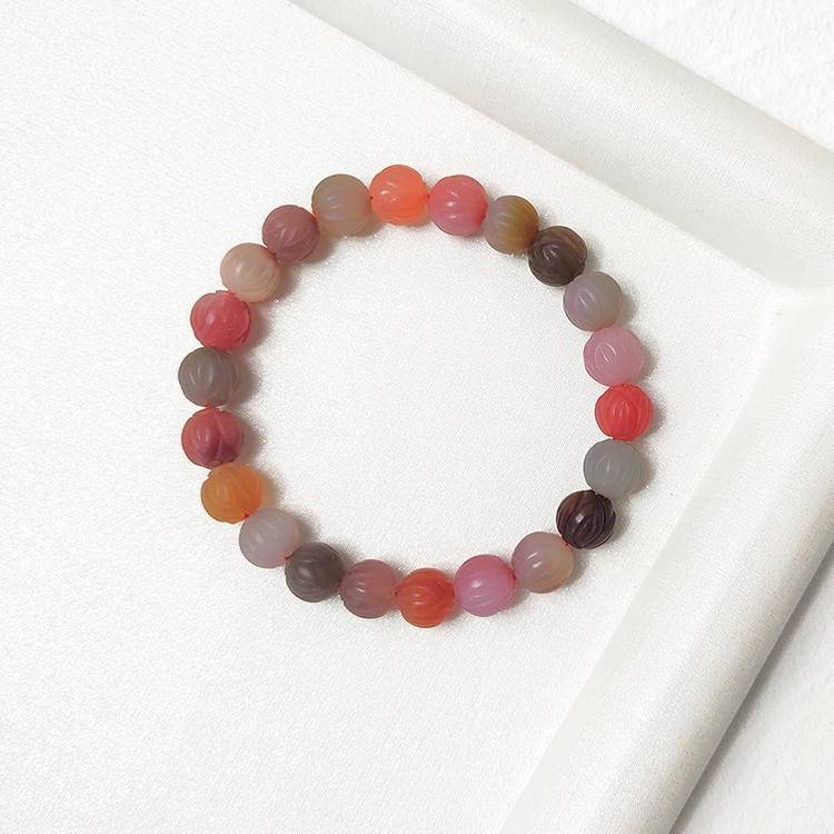 Inner Clarity Yanyuan Agate Lotus Bracelet