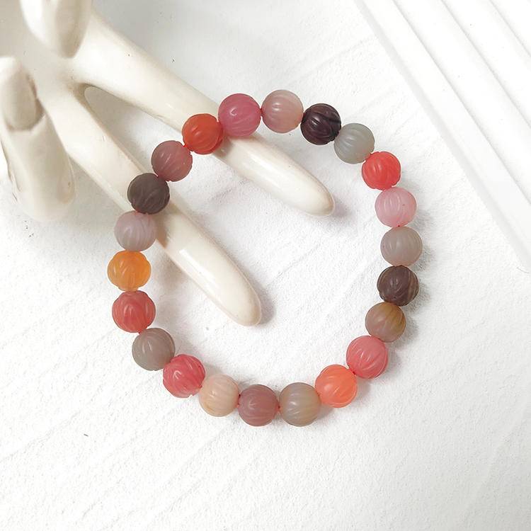 Inner Clarity Yanyuan Agate Lotus Bracelet