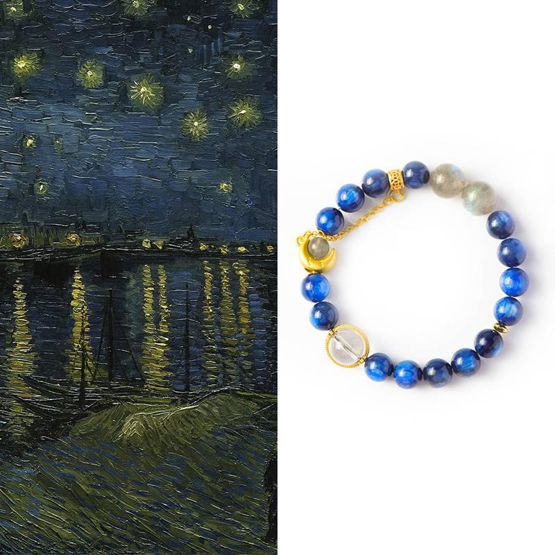 Van Gogh Starry Night Over the Rhône Bracelet