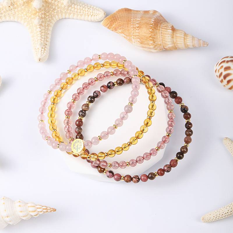 Four-in-One Energy Series Bracelet Set - Love & Happiness