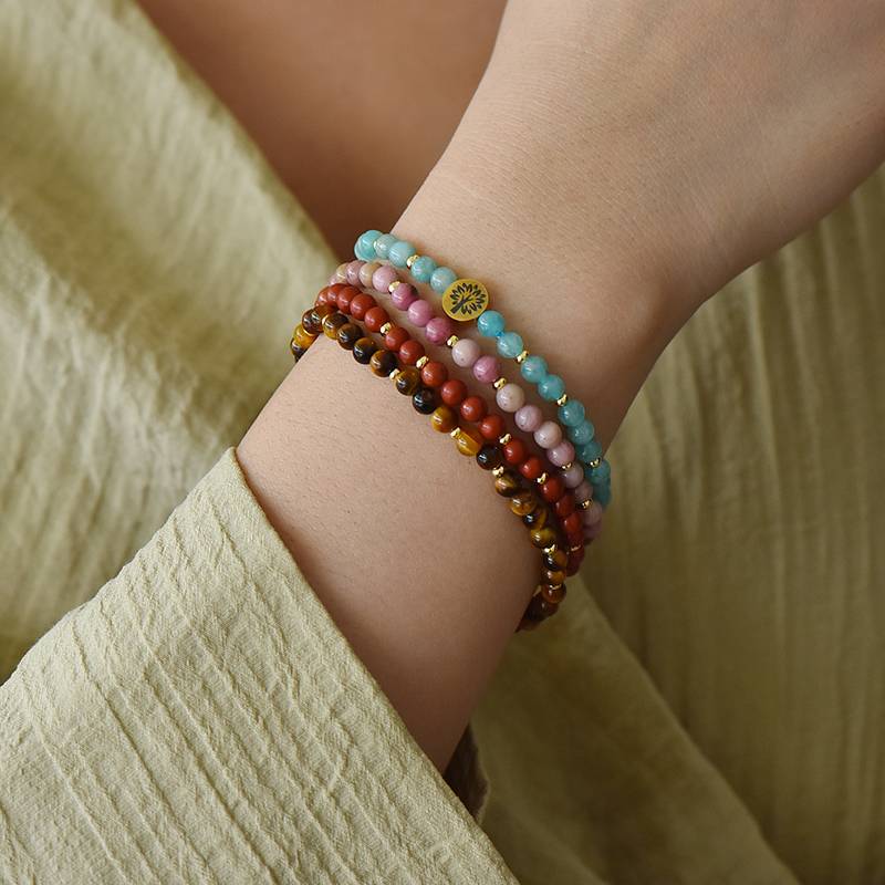 Four-in-One Energy Series Bracelet Set - Strength & Courage