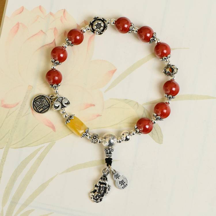 Mystic Guardian Cinnabar Pi Xiu Protection Bracelet