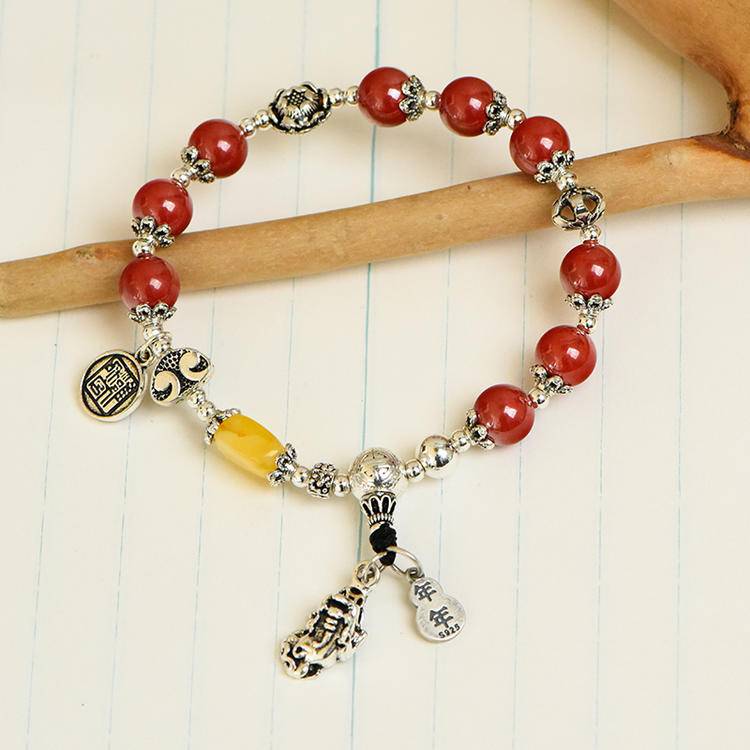Mystic Guardian Cinnabar Pi Xiu Protection Bracelet