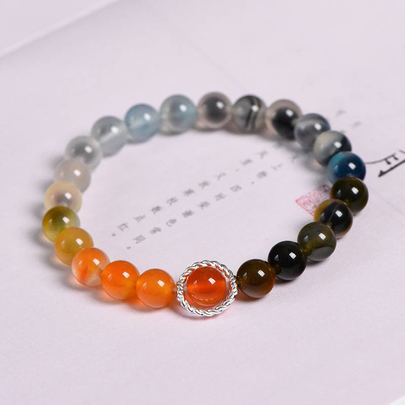 Radiant Spirit Colorful Agate Energy Bracelet